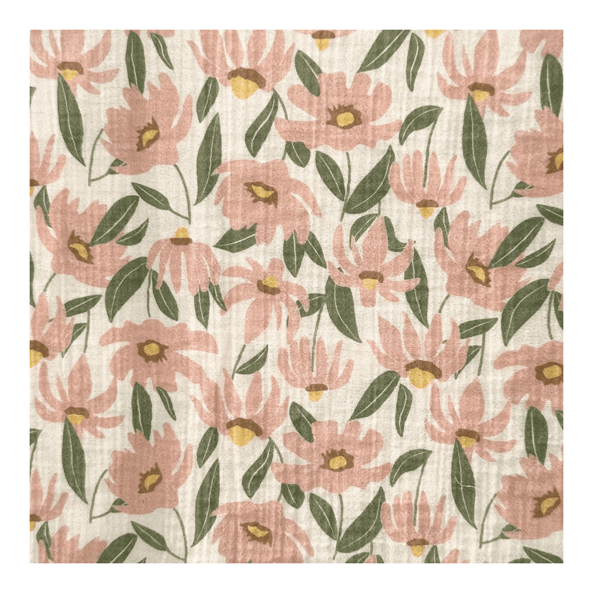 Foulard motif Grandes Fleurs - Édition limitée